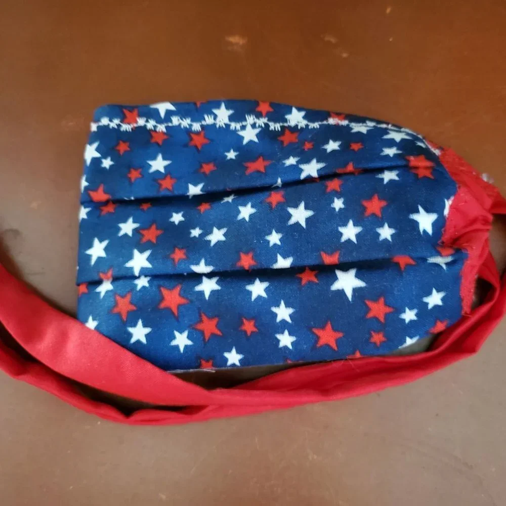 Cloth Face Mask - Silver/Copper Filters-Patriotic